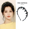 Băng đô gợn sóng kim cương giả nữ phụ kiện tóc thời trang rửa mặt – giá ưu đãi 68.000đ 5