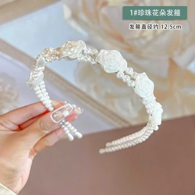 Băng Đô Ngọc Trai Bé Gái P14 - Phong Cách Ngọt Ngào, Thanh Lịch, Giá chỉ 23.000₫