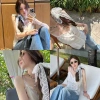 Băng đô nơ ren trắng nữ Hàn Quốc, nhẹ sang, giảm 22% chỉ 17.387 VND 2