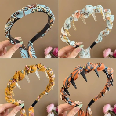 Băng Đô Nữ Tết Dây Lụa Orla - Bờm Cài Tóc, Họa Tiết Độc Đáo, Giá 13.900₫ 8