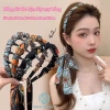 Băng đô ruy băng mới sóng trước và sau cho nữ phụ kiện tóc tết cổ điển kẹp tóc thanh lịch 21.500 VND