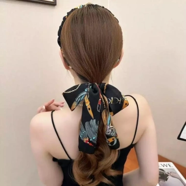 Băng đô ruy băng mới sóng trước và sau cho nữ phụ kiện tóc tết cổ điển kẹp tóc thanh lịch 21.500 VND 6