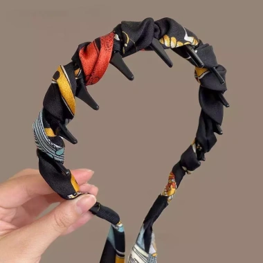 Băng đô ruy băng mới sóng trước và sau cho nữ phụ kiện tóc tết cổ điển kẹp tóc thanh lịch 21.500 VND 7
