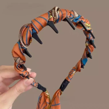 Băng đô ruy băng mới sóng trước và sau cho nữ phụ kiện tóc tết cổ điển kẹp tóc thanh lịch 21.500 VND 8