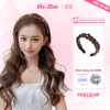 Băng đô tóc giả sợi tơ TOCXINH247 - Đính ngọc trai, 4 màu, phù hợp Tết, giá 24.990đ