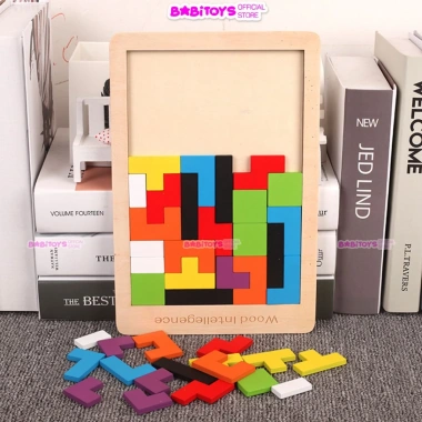 Bảng ghép hình gạch Tetris size đại - Đồ chơi trí tuệ cho bé, giảm giá 35.000đ