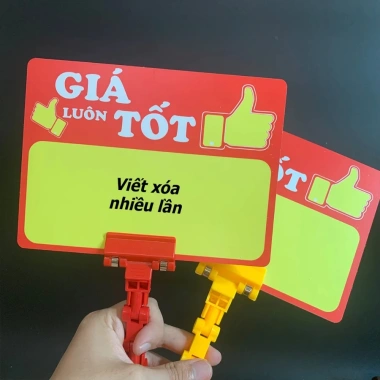 Bảng giá tự ghi đa năng, sale giảm giá, viết xoá nhiều lần cho cửa hàng, siêu thị - 9k