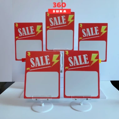 Bảng giá tự ghi, khuyến mãi, sale giảm giá cho cửa hàng, siêu thị - Suka 360 10.000đ 9