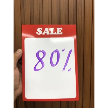 Bảng giảm giá, bảng sale - Giá 6.500₫, in nhanh, chất lượng cao, giảm so với 7.800₫