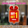 Bảng Giảm Giá Sale Off Decal Chống Nước - Dán Kính Tường - Hàng Mới Về Xả Hàng DCBB027 2