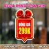 Bảng Giảm Giá Sale Off Decal Chống Nước - Dán Kính Tường - Hàng Mới Về Xả Hàng DCBB027 5