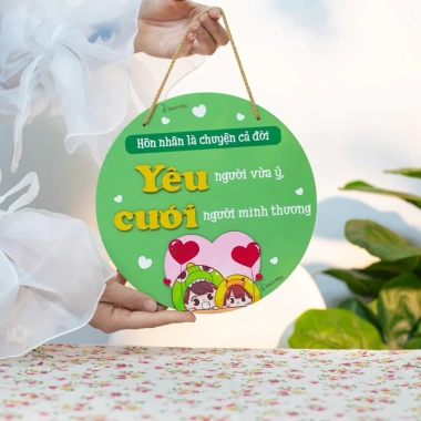 Bảng gỗ decor câu nói hay trang trí nhà cửa ý nghĩa, quà tặng 60k
