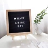 Bảng gỗ gắn chữ decor nhiều màu - tặng 2 bộ chữ, kéo, túi & chân kệ - Giá ưu đãi 85.000₫ 3