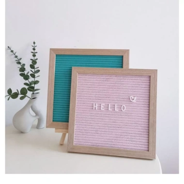 Bảng Gỗ Ghép Tên 25x25cm - Trang Trí Sinh Nhật, Đám Cưới, Tiệc Hàn Quốc, Có Chữ Số Ký Tự Giá 120.000