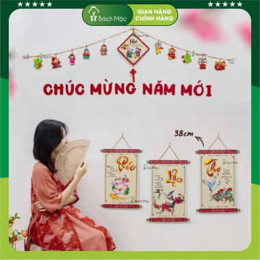Bảng Gỗ Size To Decor Treo Tường Năm Mới - Bảng Tết Nhà Bách Mộc Giá 99.000đ 3 Bảng Gỗ Size To Decor Treo Tường Năm Mới - Bảng Tết Nhà Bách Mộc Giá 99.000đ 3