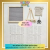 Bảng Gỗ Trang Trí Sinh Nhật Đầy Tháng 25x25 - Decor Nhà Cửa, Chữ, Chân Gỗ, Kéo và Túi 10