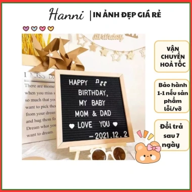 Bảng Gỗ Trang Trí Sinh Nhật Đầy Tháng Decor Nhà Cửa Chữ Số 20x20 25x25 cm Giá Ưu Đãi 42.500₫