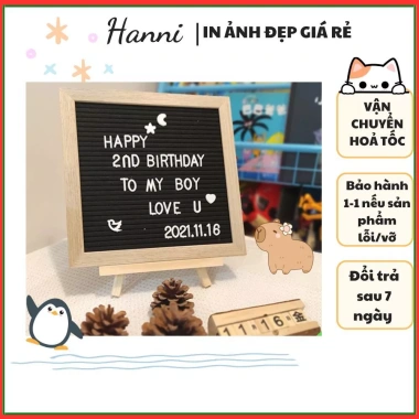 Bảng Gỗ Trang Trí Sinh Nhật Đầy Tháng Decor Nhà Cửa Chữ Số 20x20 25x25 cm Giá Ưu Đãi 42.500₫
