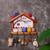 Bảng gỗ treo móc chìa khóa decor - móc kim loại dán nổi, kèm băng dính 2 mặt, chỉ 68.000đ 3