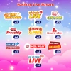 Bảng hashtag cầm tay LIVE STREAM BÁN HÀNG ONLINE chụp ảnh in xuôi ngược MS31-60 giá 25k 2