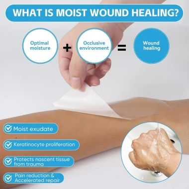 Băng Hydrocolloid cấp y tế cực lớn tự dính, siêu thấm, không thấm nước - Bộ sơ cứu DIY