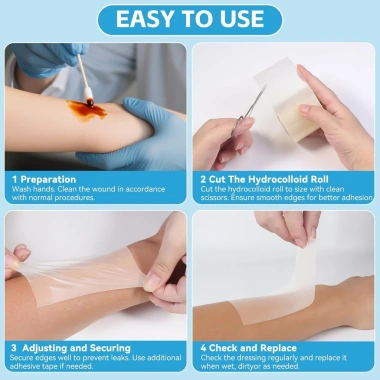 Băng Hydrocolloid cấp y tế cực lớn tự dính, siêu thấm, không thấm nước - Bộ sơ cứu DIY