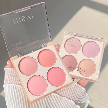 Bảng má hồng 4 màu tông mềm - Dành cho học sinh, người mới bắt đầu - Giá ưu đãi 53.020 VND