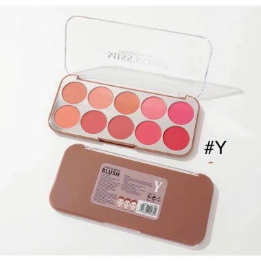 Bảng má hồng MISS ROSE 10 màu - Đánh sáng tự nhiên, giá ưu đãi 78.700₫