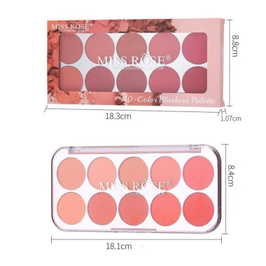 Bảng phấn má hồng MISS ROSE 10 màu - Đa sắc, giữ ẩm, giá ưu đãi 83.000₫ 3