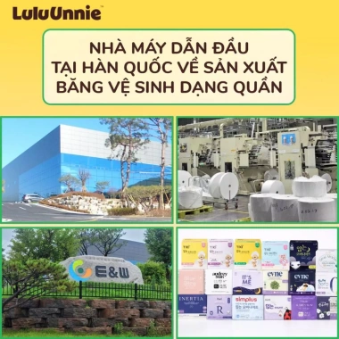 Băng Quần LuluUnnie Nhập Khẩu An Toàn Chống Tràn Khô Thoáng 2 Miếng 38.400 VND 7