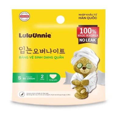 Băng Quần LuluUnnie Nhập Khẩu An Toàn Chống Tràn Khô Thoáng 2 Miếng 38.400 VND 10