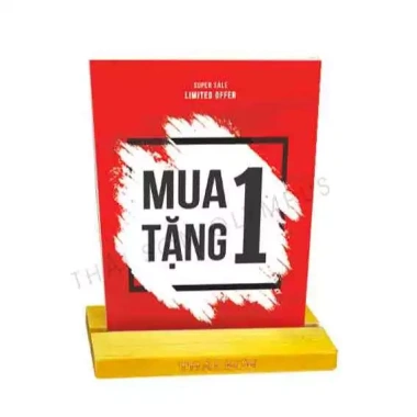 Bảng Sale Mẫu 1 - Tấm Giảm Giá Không Đế Gỗ/Kẹp, Giá Chỉ 15.000đ