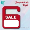 Bảng SALE móc mica dày dặn, tự ghi, giảm % & đồng giá – Thiết kế theo yêu cầu, bền đẹp, giá 30.000₫