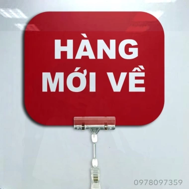 Bảng SALE móc mica dày dặn, tự ghi, giảm % & đồng giá – Thiết kế theo yêu cầu, bền đẹp, giá 30.000₫