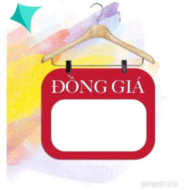 Bảng SALE móc mica dày dặn, tự ghi, giảm % & đồng giá – Thiết kế theo yêu cầu, bền đẹp, giá 30.000₫
