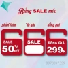 Bảng SALE móc mica dày dặn, tự ghi, giảm % & đồng giá – Thiết kế theo yêu cầu, bền đẹp, giá 30.000₫ 9