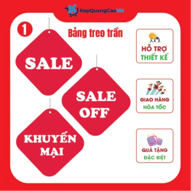 Bảng Sale Treo Cửa, Biển Giảm Giá, Hanger Treo Trần - Giá Sỉ 25.999 VND, giảm từ 32.759 VND