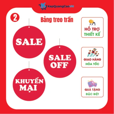 Bảng Sale Treo Cửa, Biển Giảm Giá, Hanger Treo Trần - Giá Sỉ 25.999 VND, giảm từ 32.759 VND