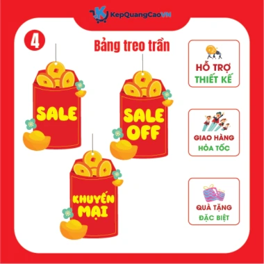 Bảng Sale Treo Cửa, Biển Giảm Giá, Hanger Treo Trần - Giá Sỉ 25.999 VND, giảm từ 32.759 VND
