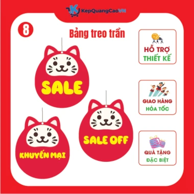 Bảng Sale Treo Cửa, Biển Giảm Giá, Hanger Treo Trần - Giá Sỉ 25.999 VND, giảm từ 32.759 VND