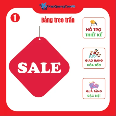 Bảng Sale Treo Cửa, Biển Giảm Giá, Hanger Treo Trần - Giá Sỉ 25.999 VND, giảm từ 32.759 VND