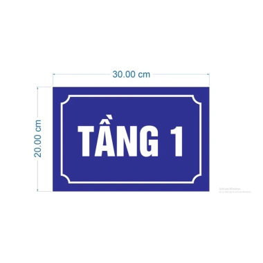 Bảng Số Nhà Trọ Alu Mica Xanh Giá Rẻ 35.000 - Siêu Giảm Giá Chung Cư, Xóm Trọ 2