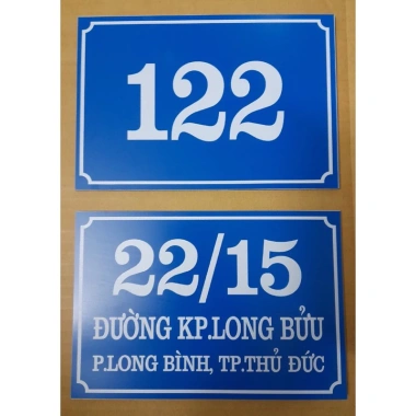 Bảng Số Nhà Trọ Alu Mica Xanh Giá Rẻ 35.000 - Siêu Giảm Giá Chung Cư, Xóm Trọ 5