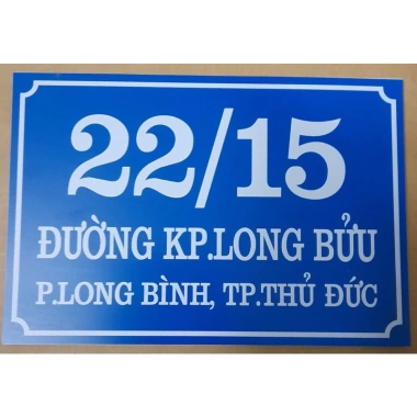 Bảng Số Nhà Trọ Alu Mica Xanh Giá Rẻ 35.000 - Siêu Giảm Giá Chung Cư, Xóm Trọ 6