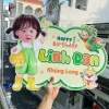 Bảng tên sinh nhật cho bé gái - Thiết kế ngọt ngào, giá ưu đãi 60.000đ 8