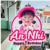 Bảng tên sinh nhật cho bé gái - Thiết kế ngọt ngào, giá ưu đãi 60.000đ 9