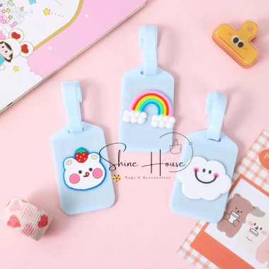 Bảng Tên Thẻ Hành Lý Nhựa Cứng Dễ Thương, Chống Thất Lạc, Đeo Balo Vali, Giá 25.000đ Shine House 3 Bảng Tên Thẻ Hành Lý Nhựa Cứng Dễ Thương, Chống Thất Lạc, Đeo Balo Vali, Giá 25.000đ Shine House 3