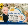Bảng tên treo rèm 30x40cm - Trang trí sinh nhật, đầy tháng, thôi nôi, giá 50.000 5