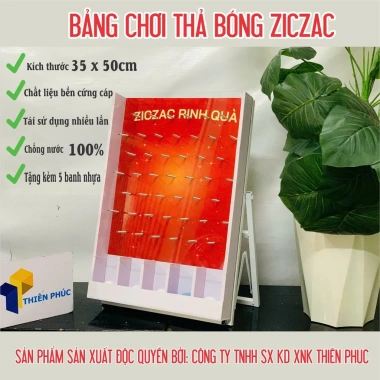 Bảng Thả Bóng Ziczac Lì Xì Tết - Vui Xuân, Gắn Kết Gia Đình, 688.000 VND