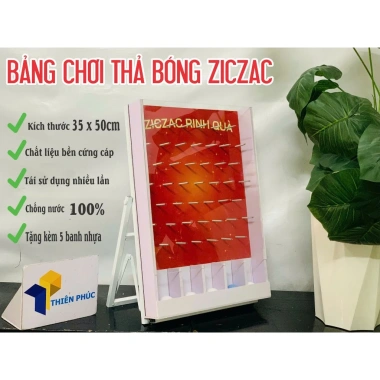 Bảng Thả Bóng Ziczac Lì Xì Tết - Vui Xuân, Gắn Kết Gia Đình, 688.000 VND 5 Bảng Thả Bóng Ziczac Lì Xì Tết - Vui Xuân, Gắn Kết Gia Đình, 688.000 VND 5